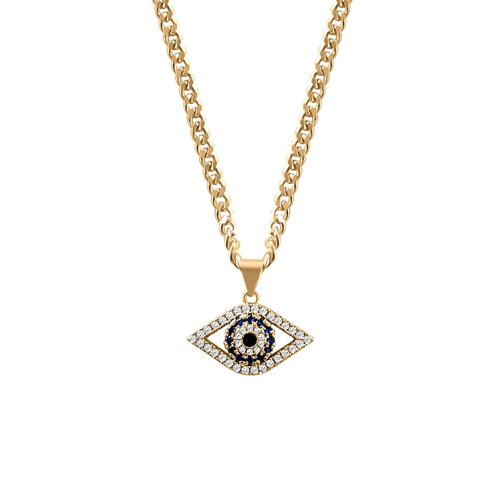 Guiding Evil Eye Necklace - Gold Filled