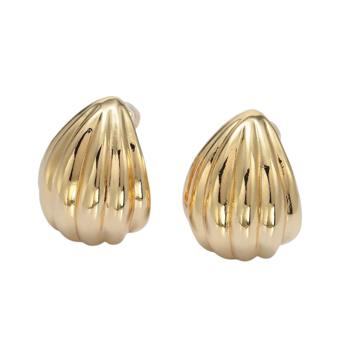 Lumina Shell Earrings - Gold Fillef