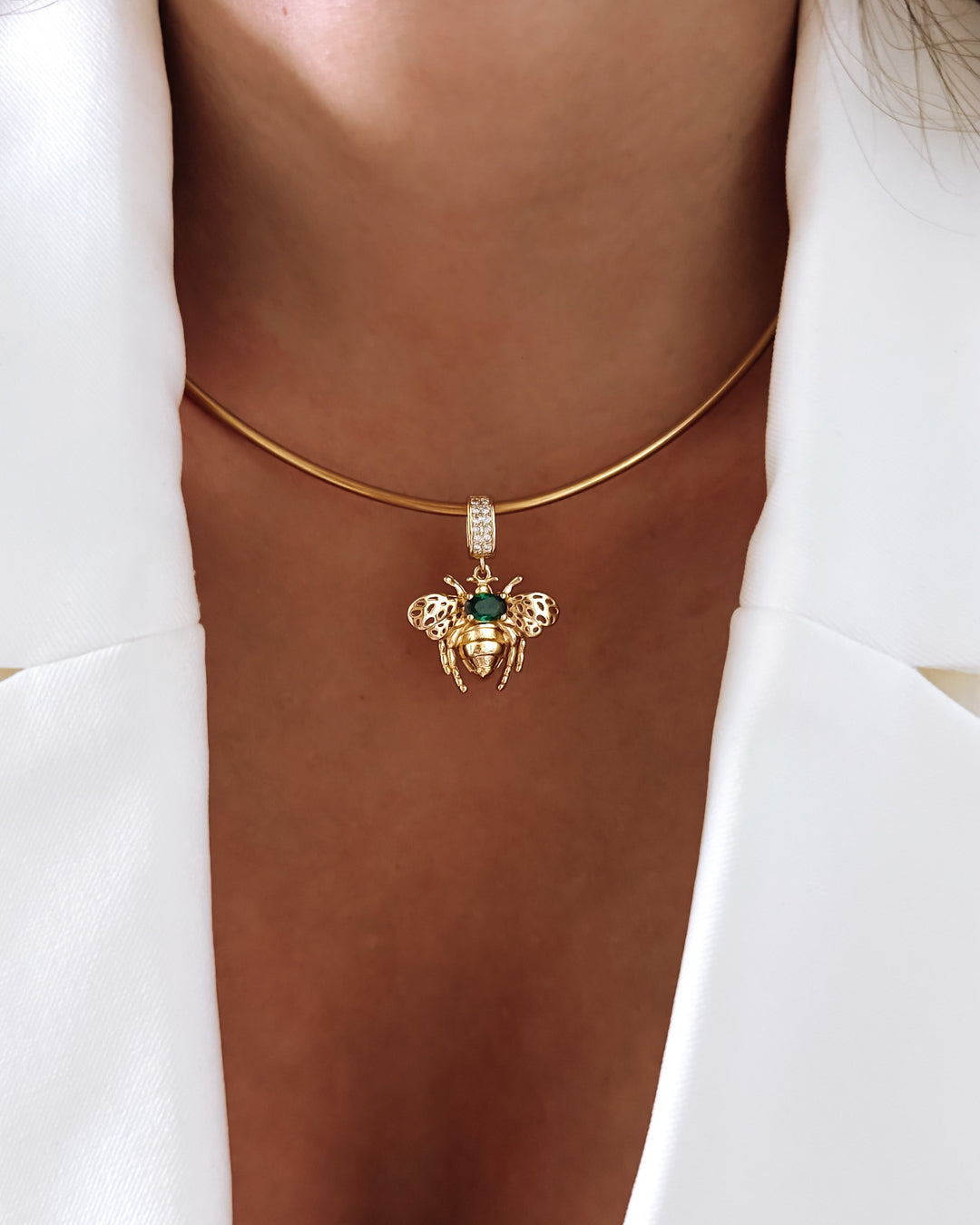 Queen Bee Collar - Gold Filled