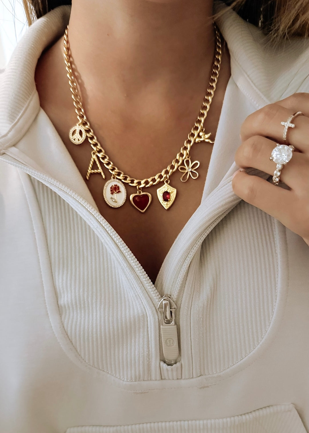 Valentine Charm Necklace - one of a kind