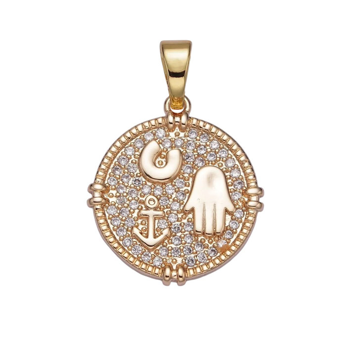 Karma and Luck Charm Gold Filled YUMIYU