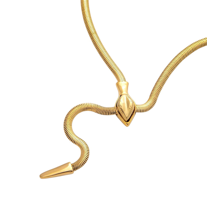 Snake Herringbone Necklace