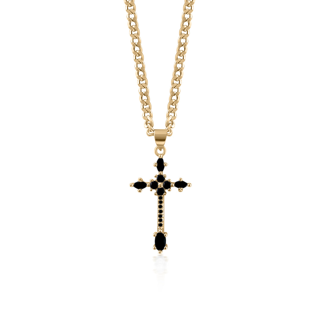 Guided by Faith Cross Necklace - Gold Filled