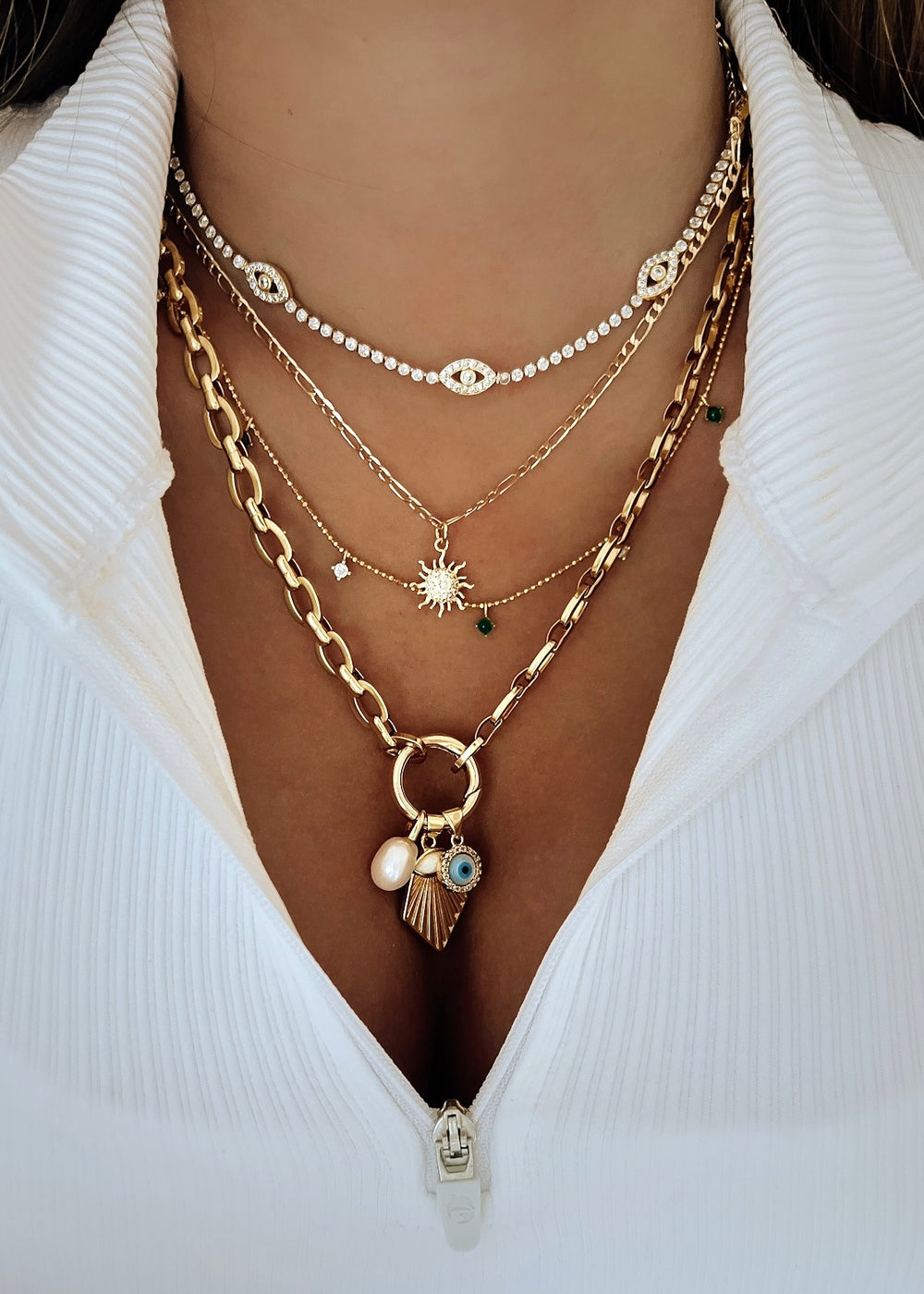 Empowered Confidence Evil Eye Necklace