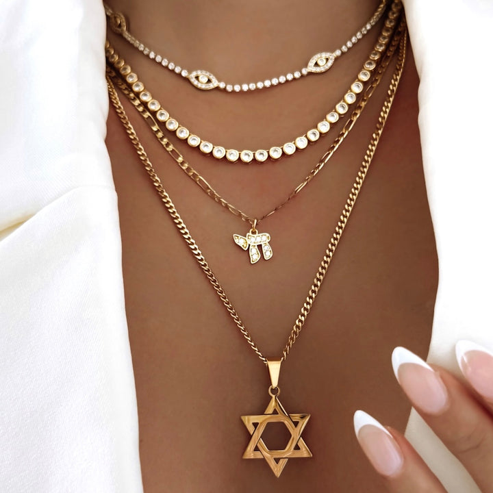 Chai Symbol Necklace - Gold Filled