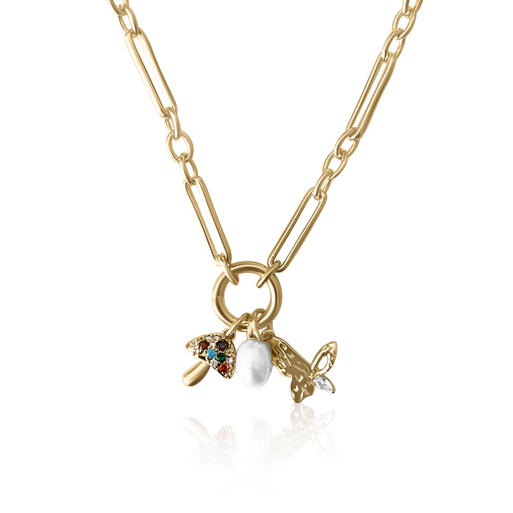 Magic Fairytale Charm Necklace - Gold Filled