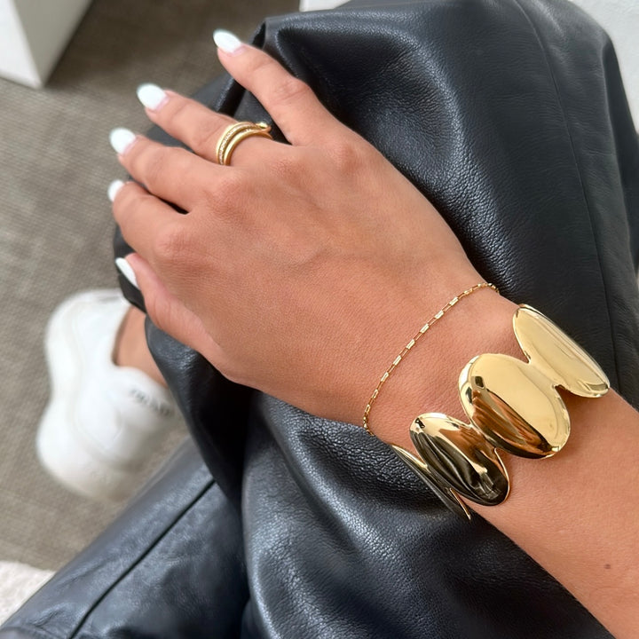 Lisandra Bangle - Gold Filled