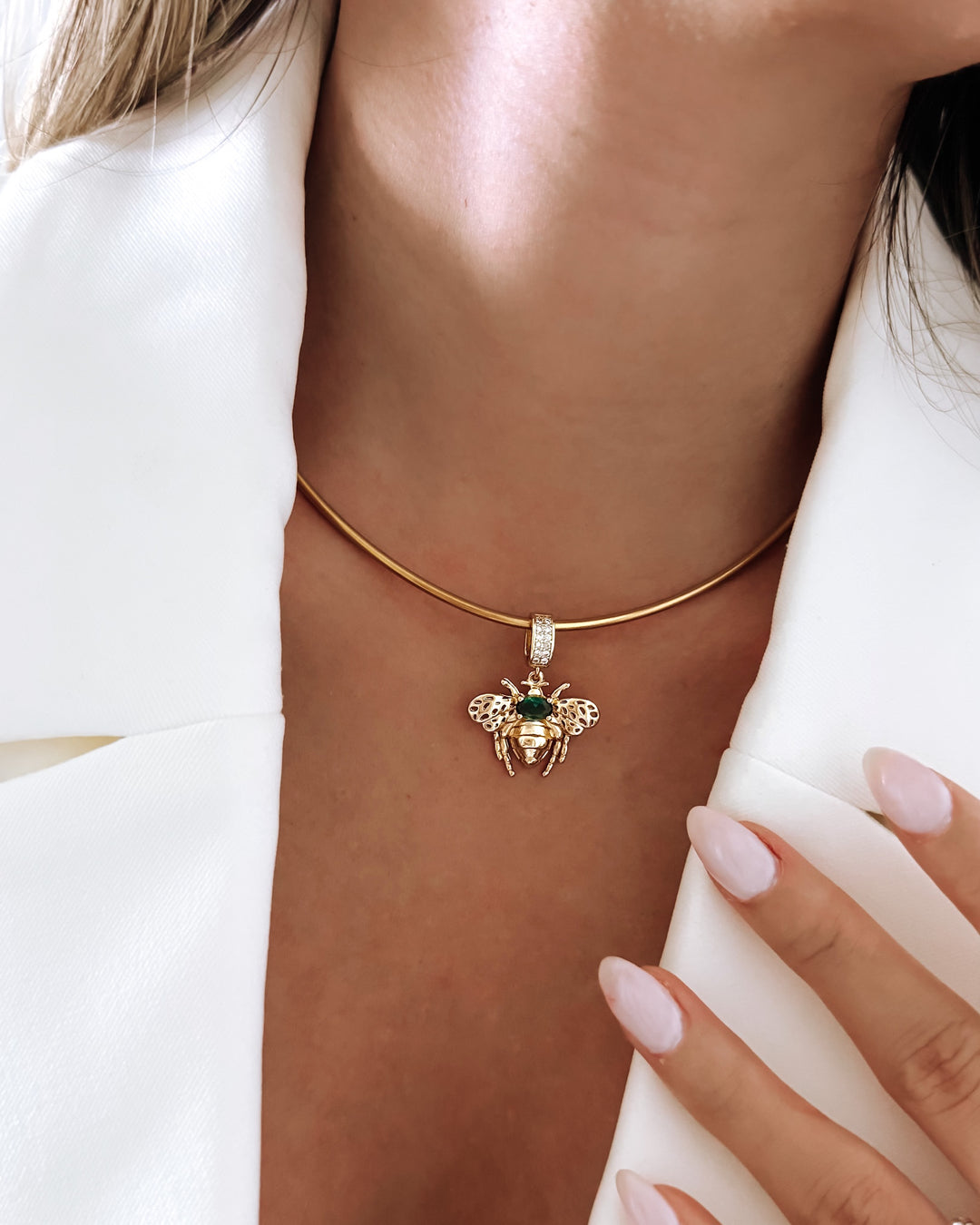 Queen Bee Collar - Gold Filled