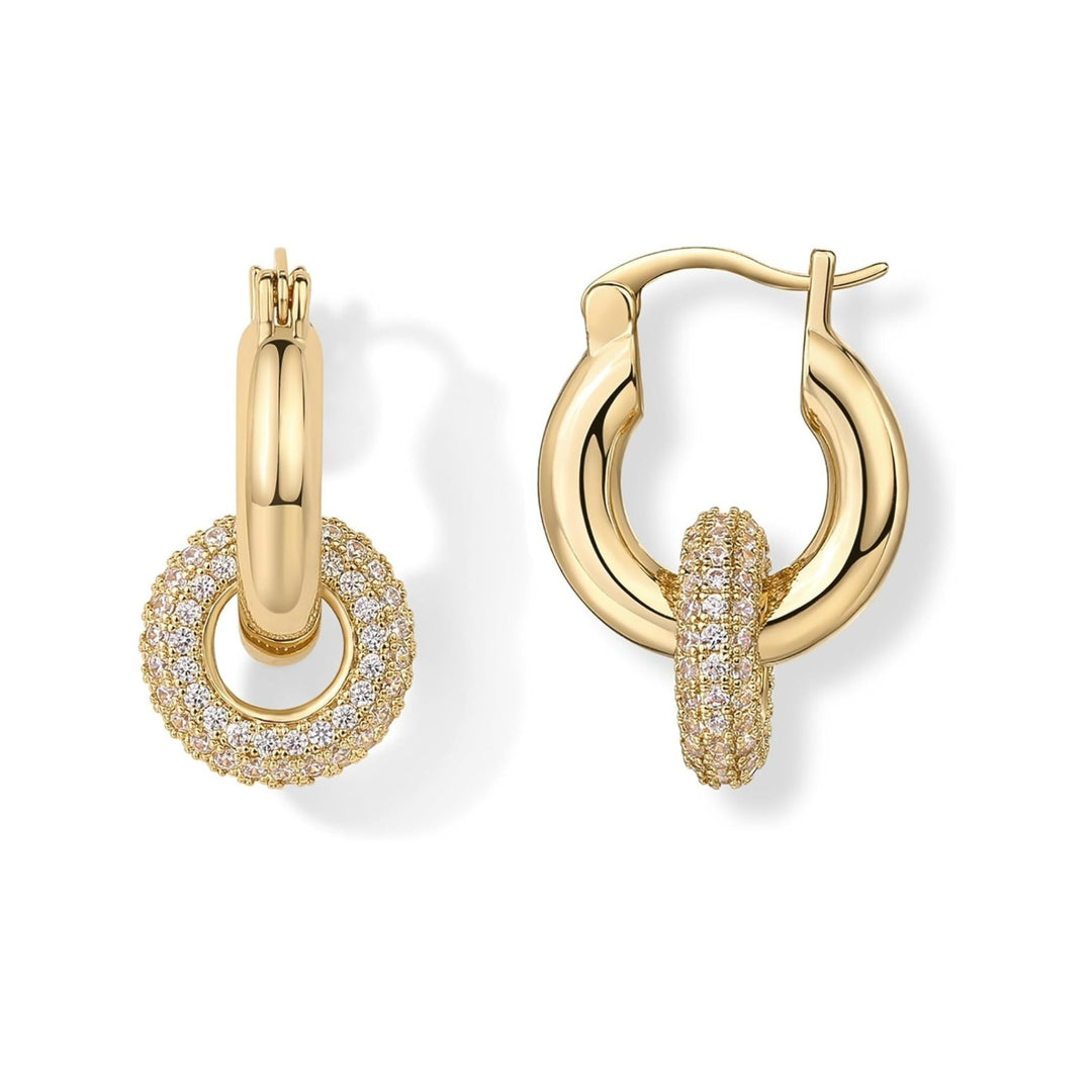 Aurora Double Hoops
