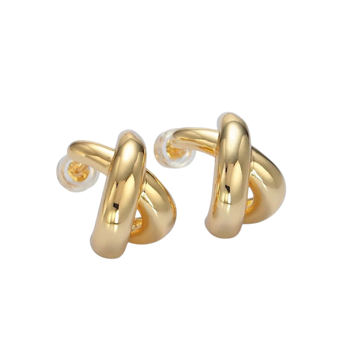 Luxe X Earrings - Gold Filled
