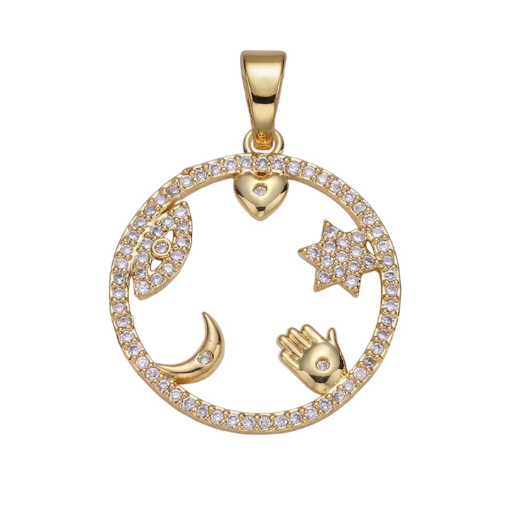 Many Blessings Charm - Gold Filled