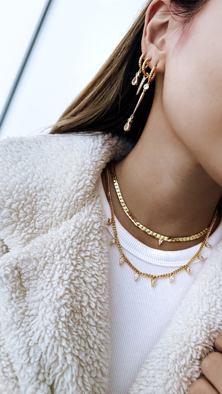 Multi Diamond 2 Necklace Set