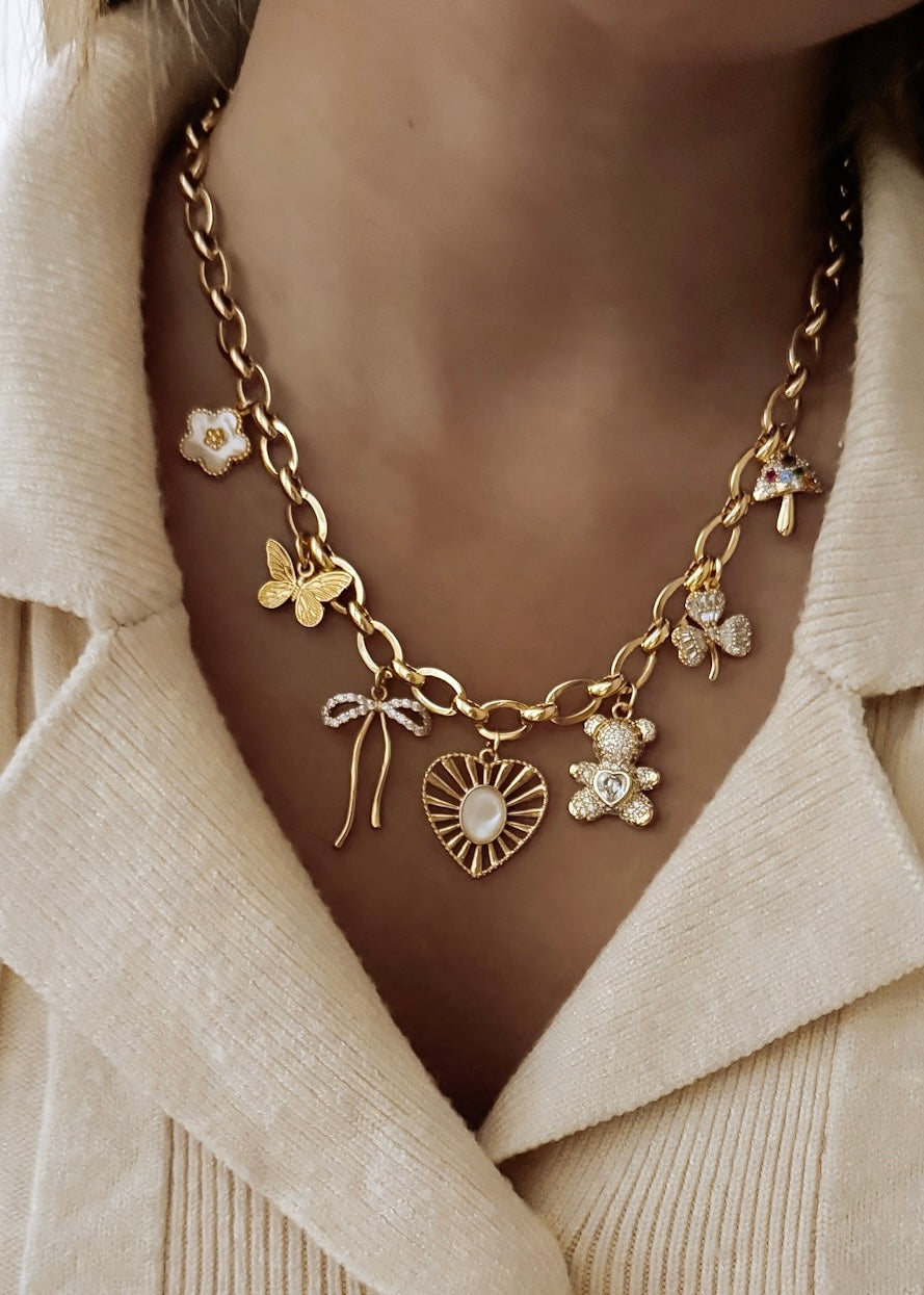 Princess Love Charm Necklace - One of a kind