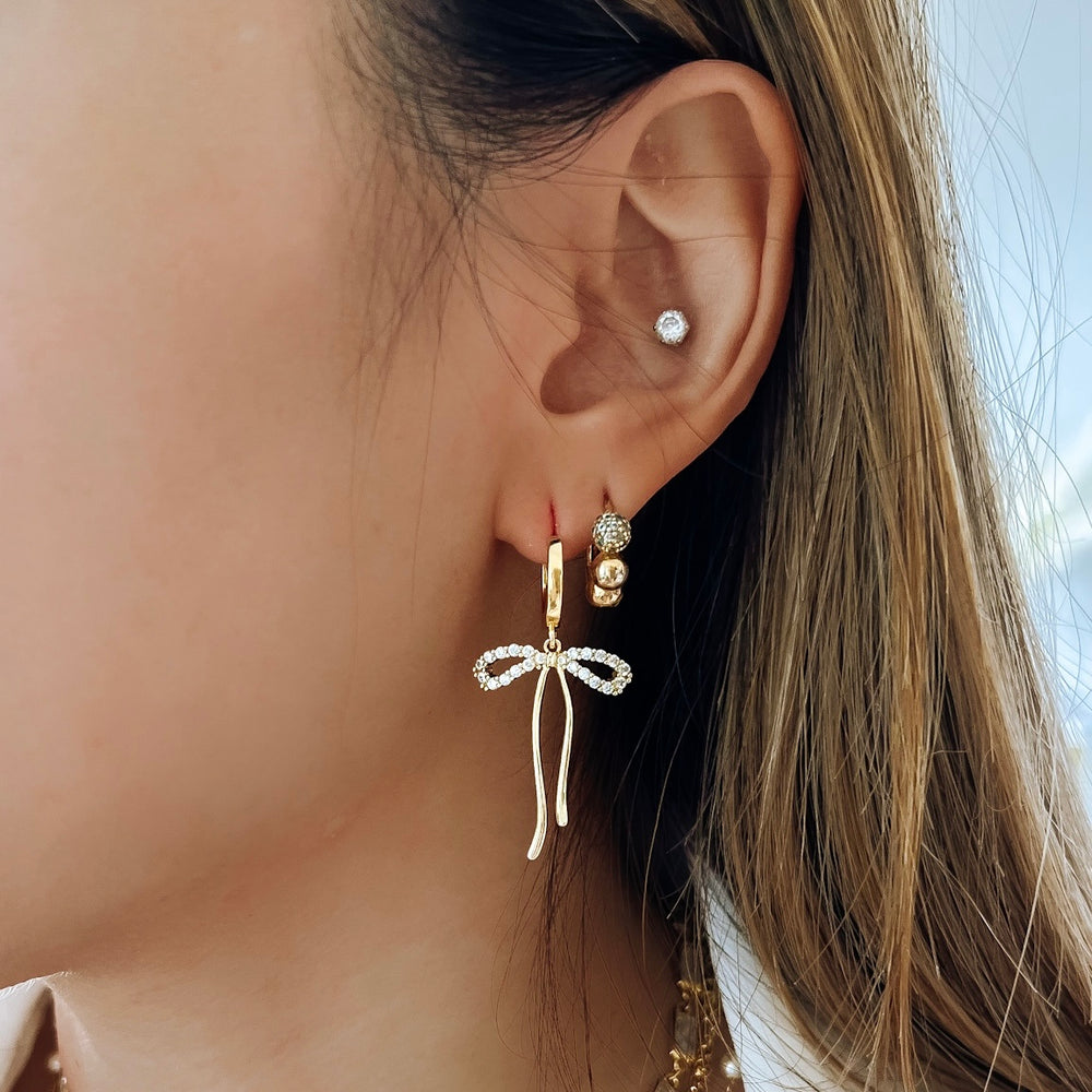 Dainty Bow Earrings 