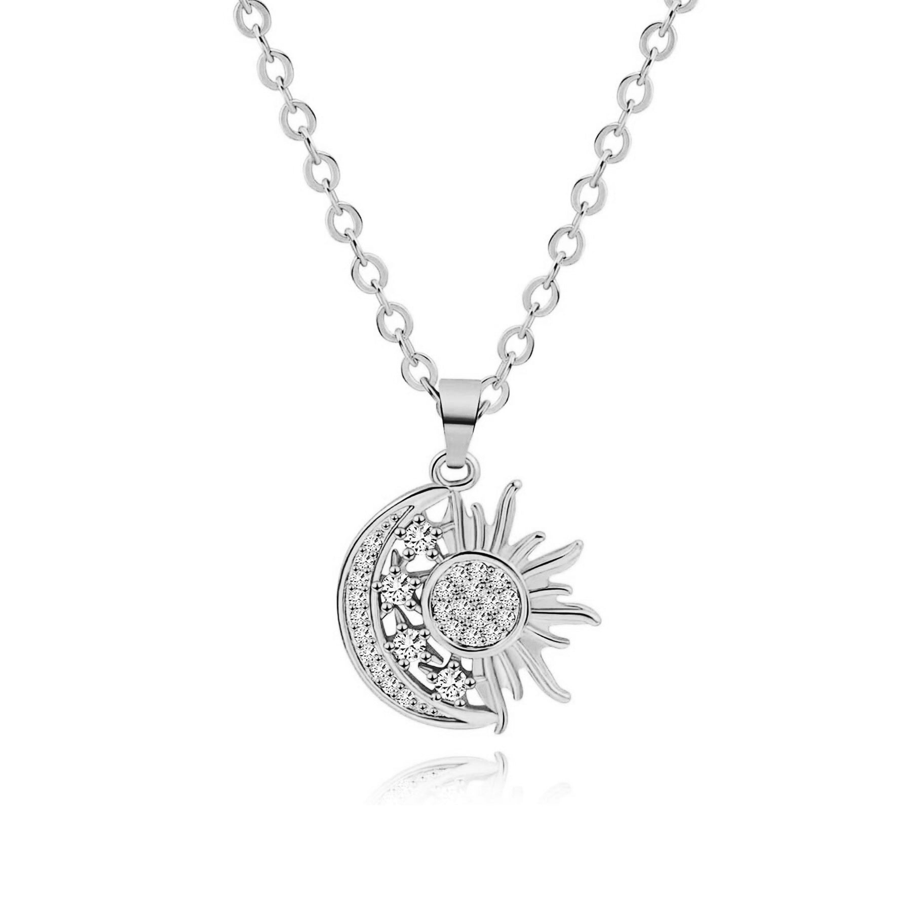 Porte-clés Pendentif Lune Et Soleil Élégant Avec Perles Colorées - Bijou Fantaisie Pour Femmes Et Filles
