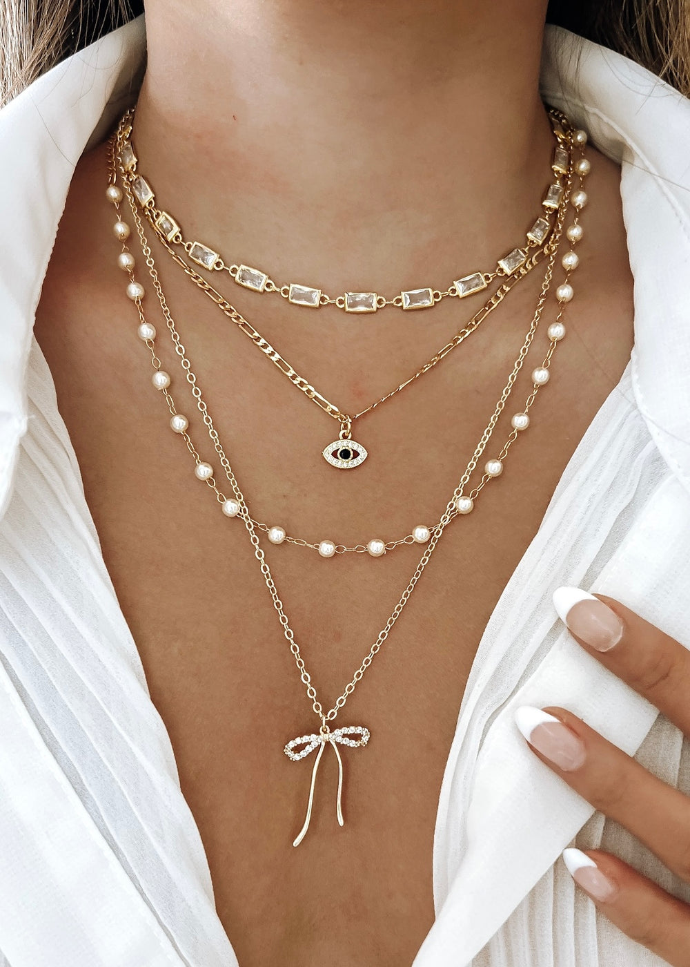 Dainty Bow Necklace 