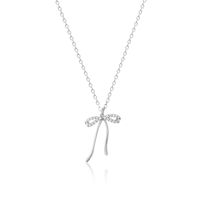 Dainty Bow Necklace 