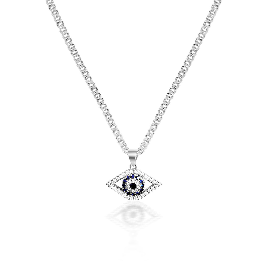 The Classic Evil Eye Necklace - Silver