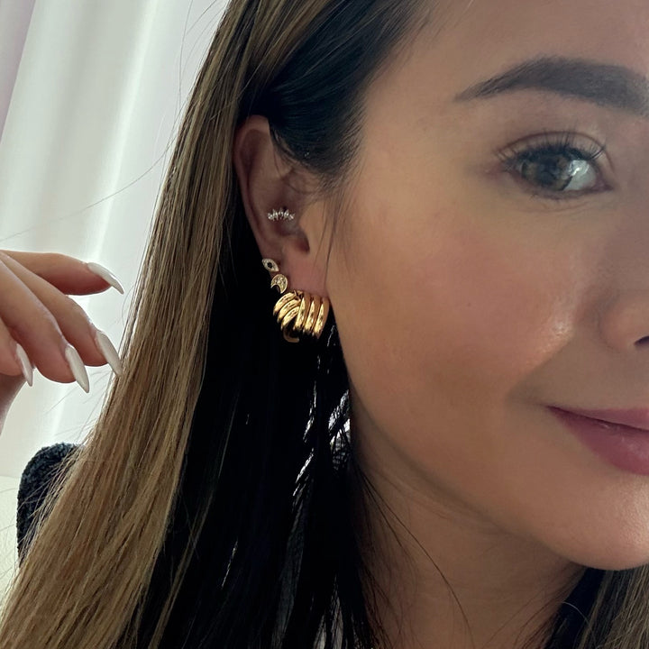 Dainty Knot Earrings - Gold Filled