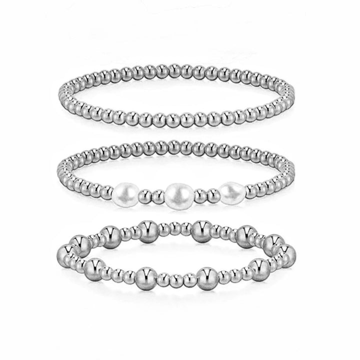 Gold Filled Bead Bracelet Set