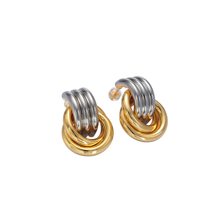 Brilliance Knot Earrings - Gold Filled