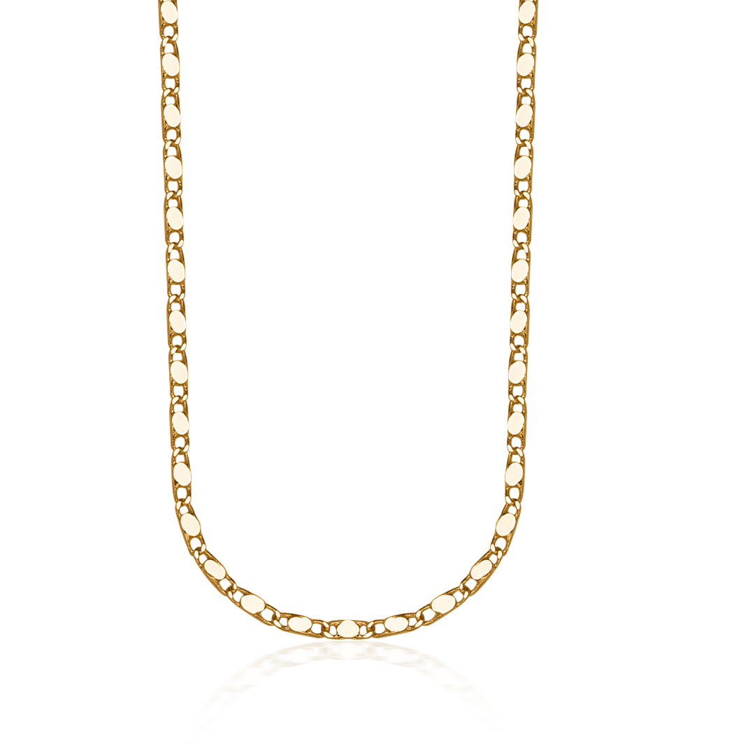 Modern Chain Necklace - Gold Filled