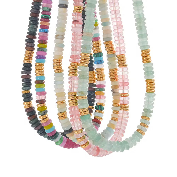 Nature Gemstone Necklace - Gold Filled
