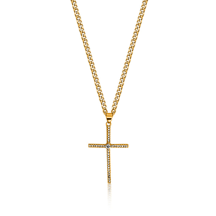 Faith Cross Necklace - Gold Filled