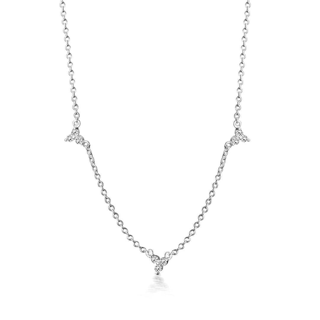 Dainty Diamond Necklace - Gold Filled