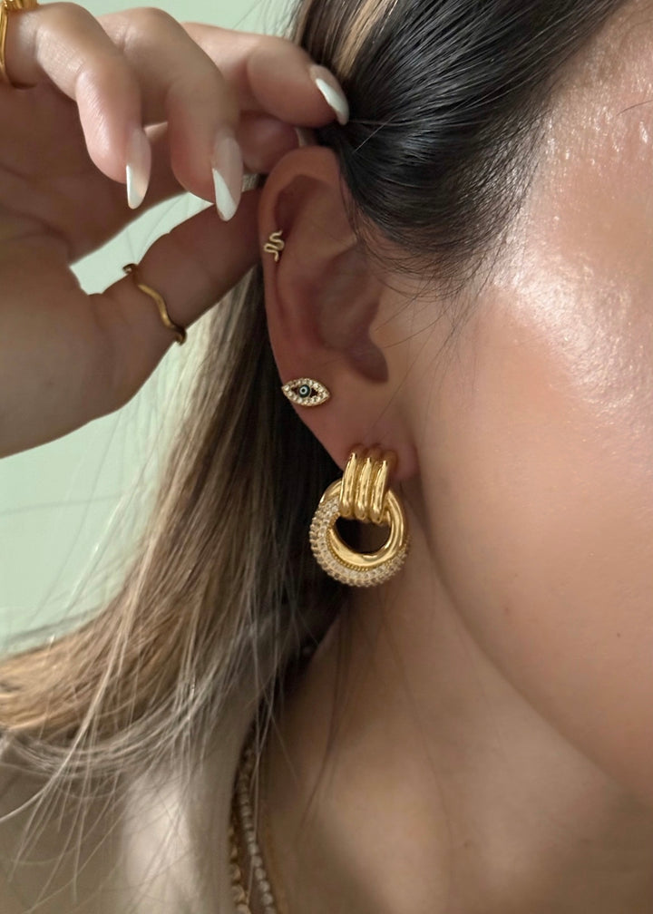 Holiday Perfect Knot Earrings - Gold Filled