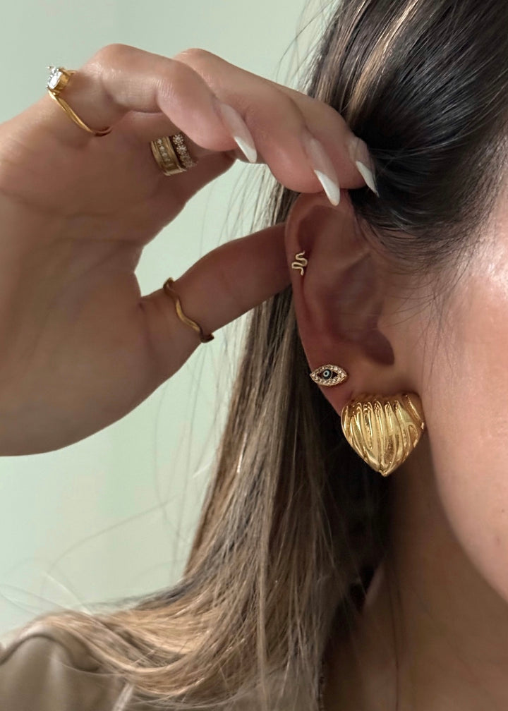 Holiday Sweet Heart Earrings - Gold Filled