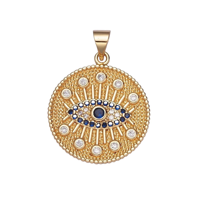 Protect Evil Eye Charm - Gold Fillrf