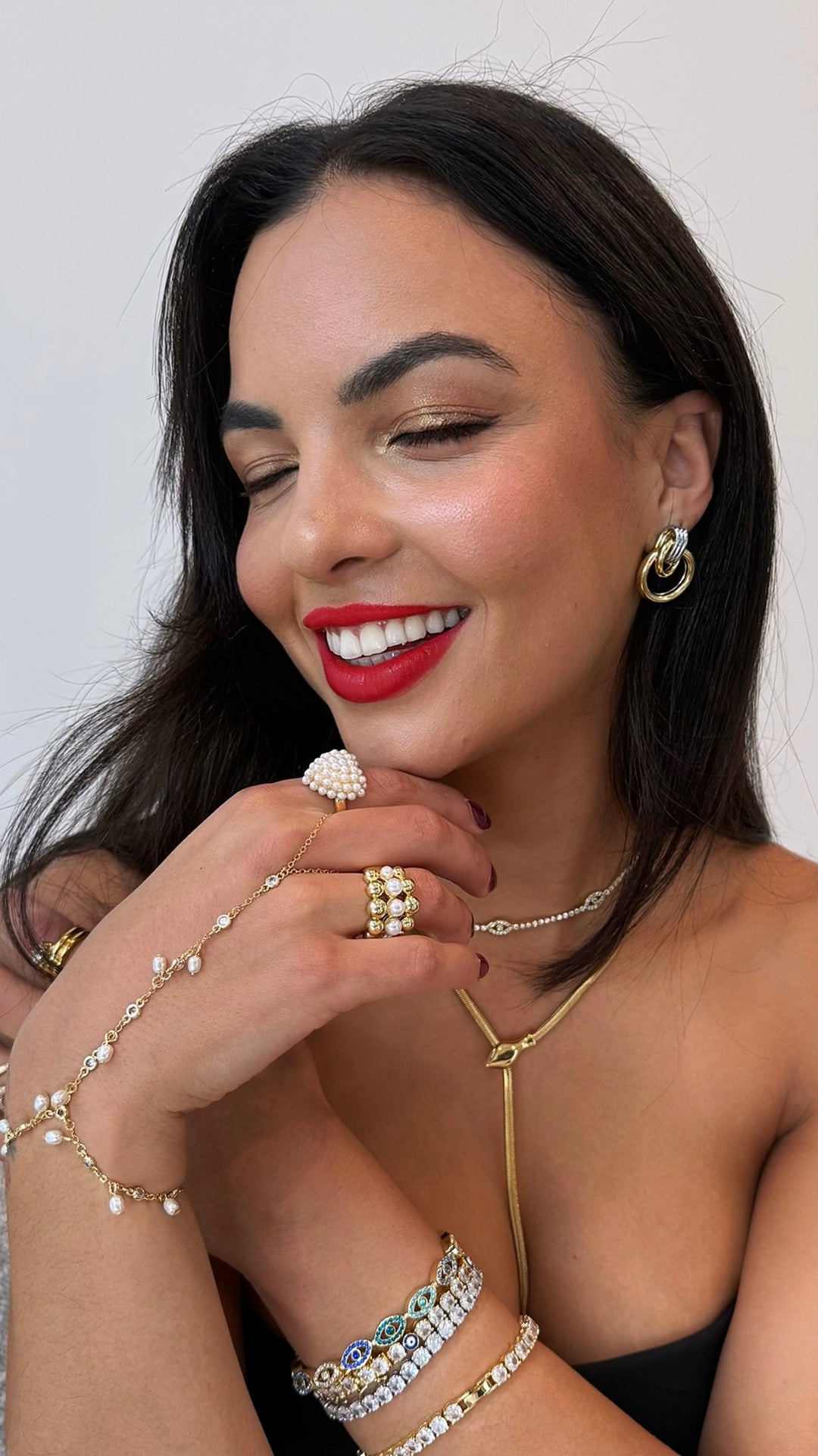 Snake Herringbone Necklace