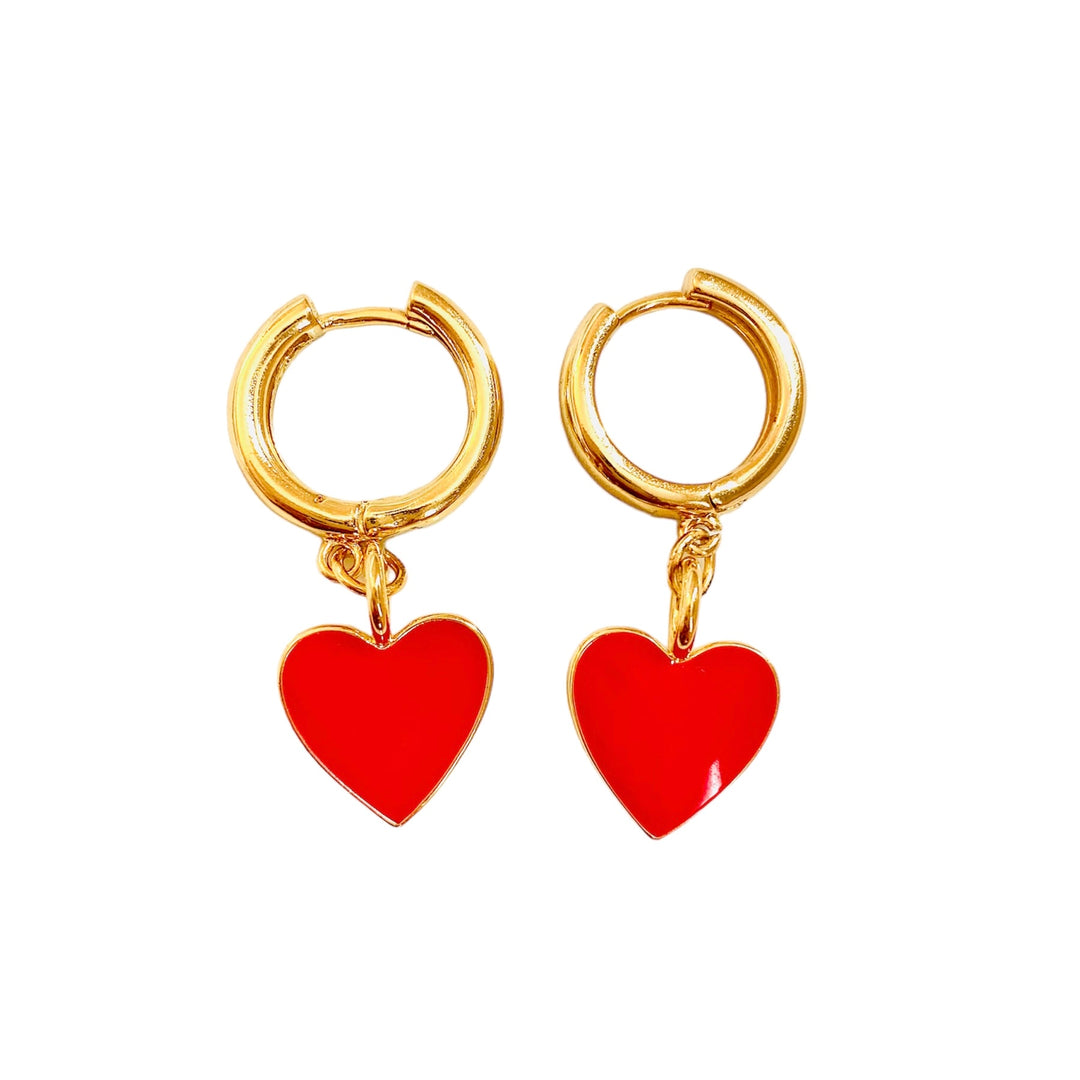 My Sweet Heart Earrings - Gold Filled