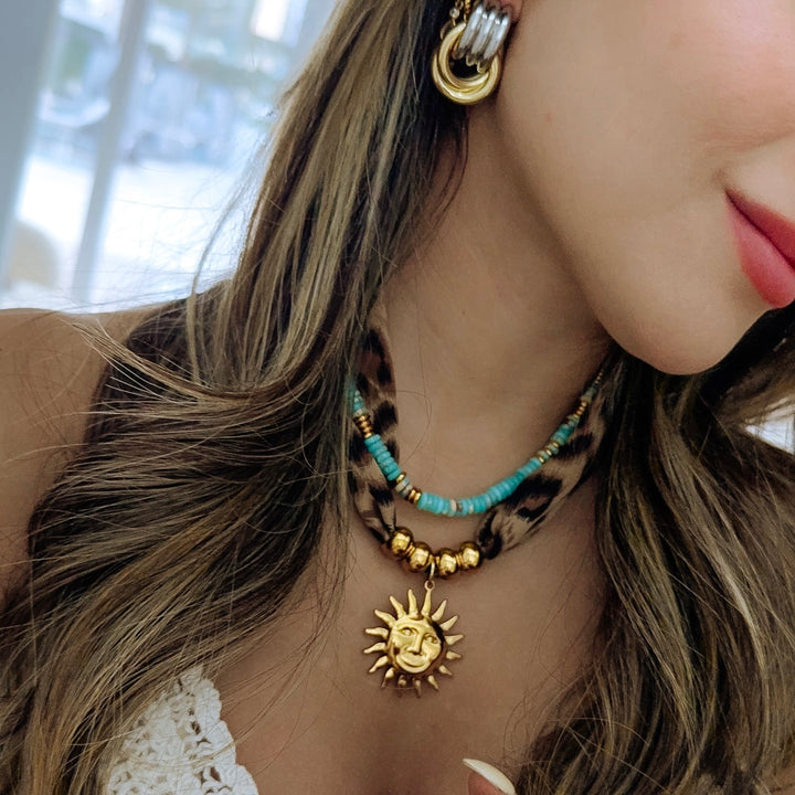 Nature Gemstone Necklace - Gold Filled