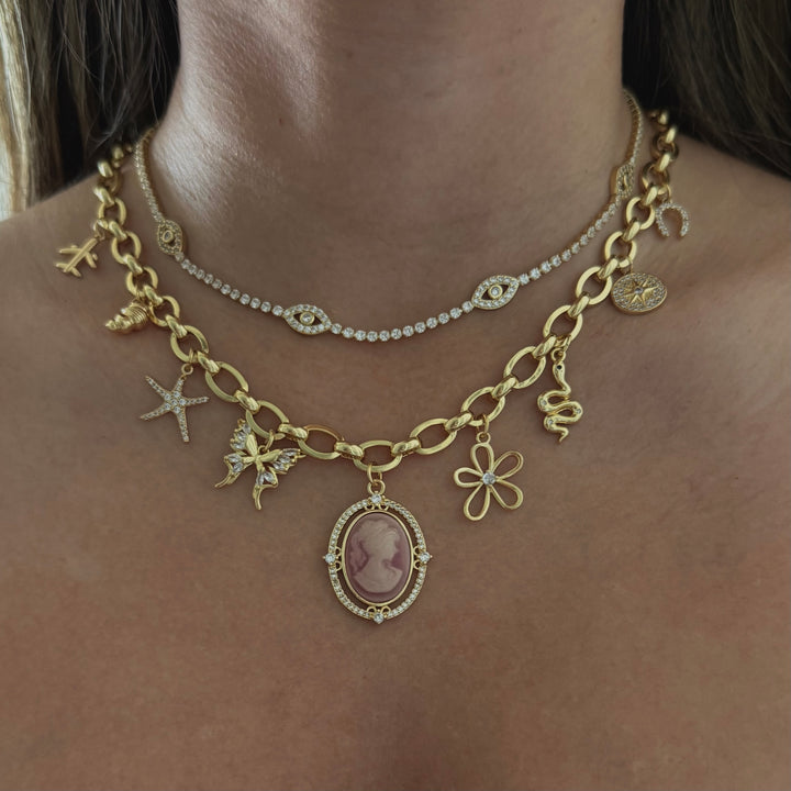 Queen Energy Charm Necklace - one of a kind