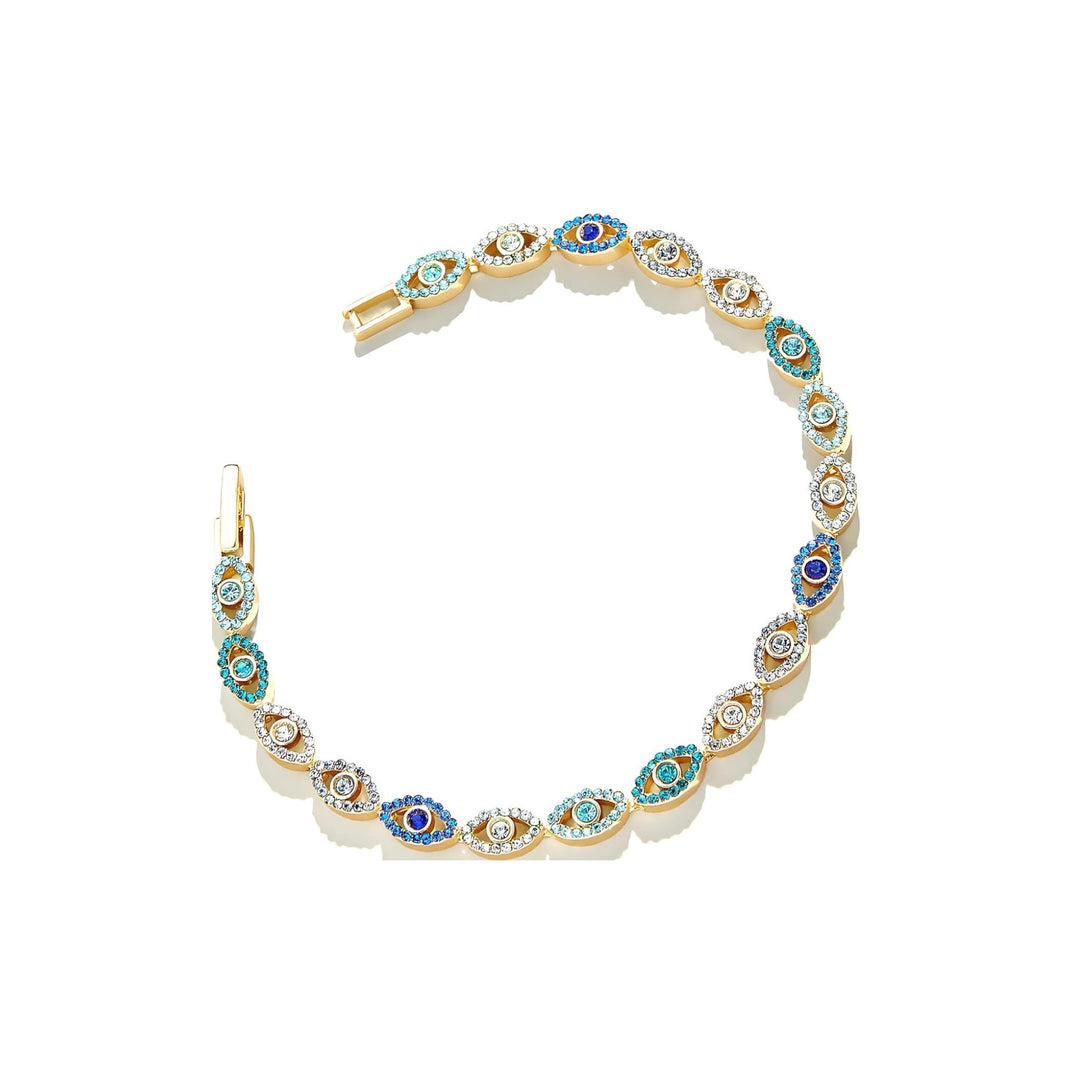 Evil Eye Tennis Chain Bracelet - Gold Filled Regular price 4.220.000₫ Sale price 3.419.000₫ Save 19%