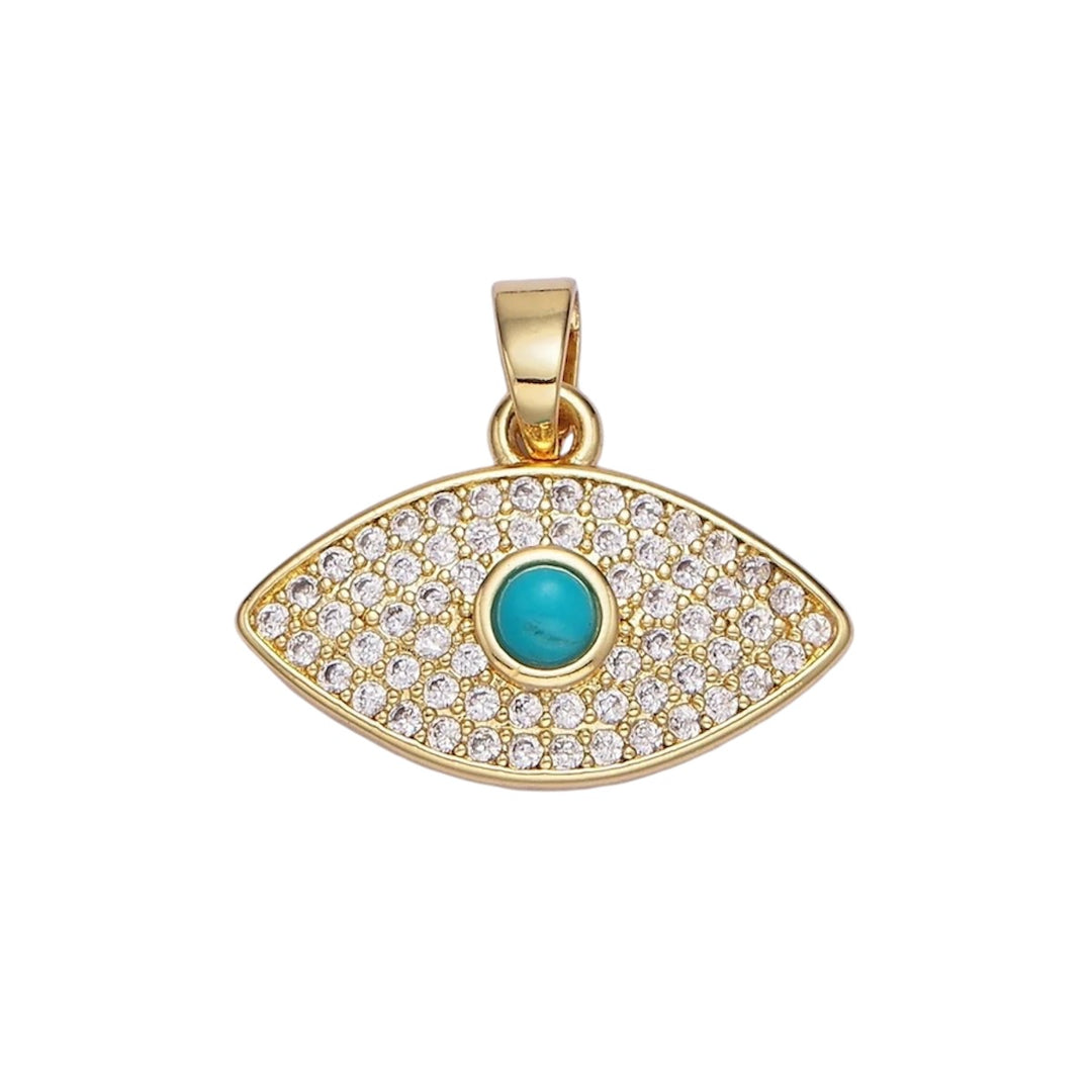 Turquoise Evil Eye Charm 