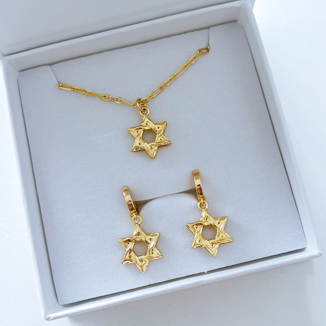 Dainty Star of David Gift Set