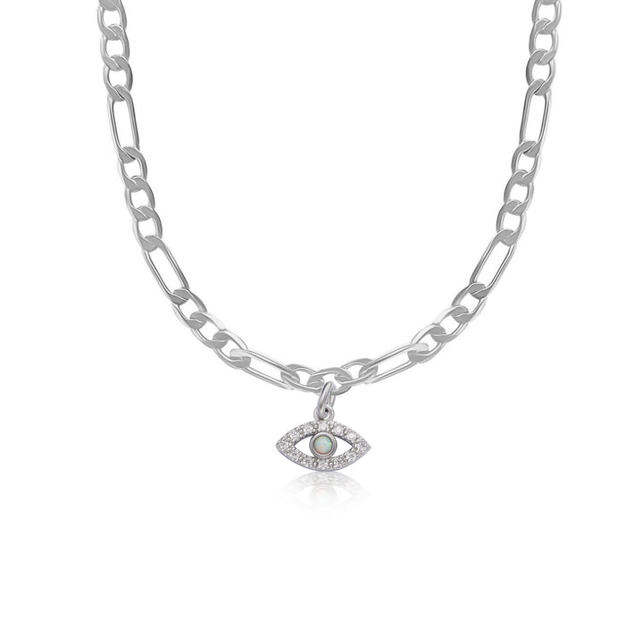 Effy Evil Eye Necklace - Silver