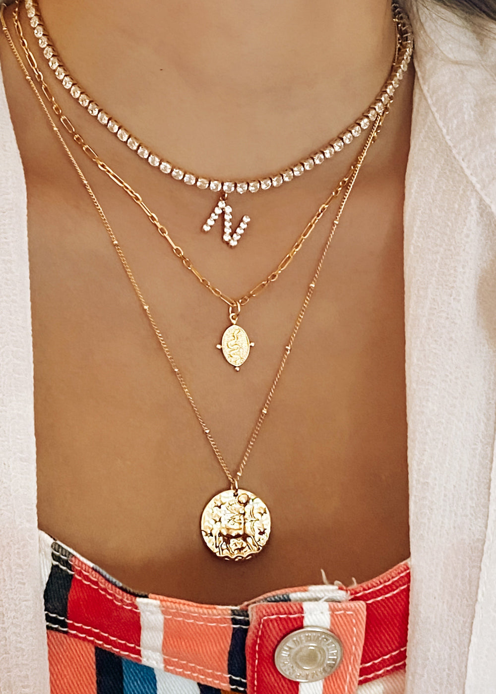 Double Side Zodiac Sign Necklace