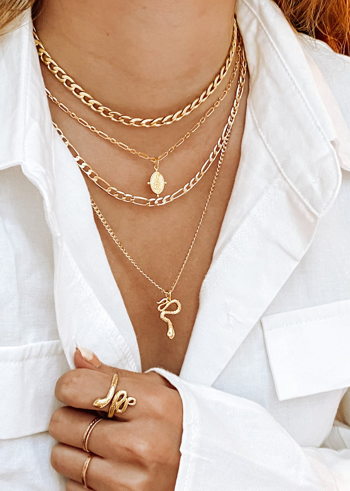 Chunky Figaro Chain Necklace 
