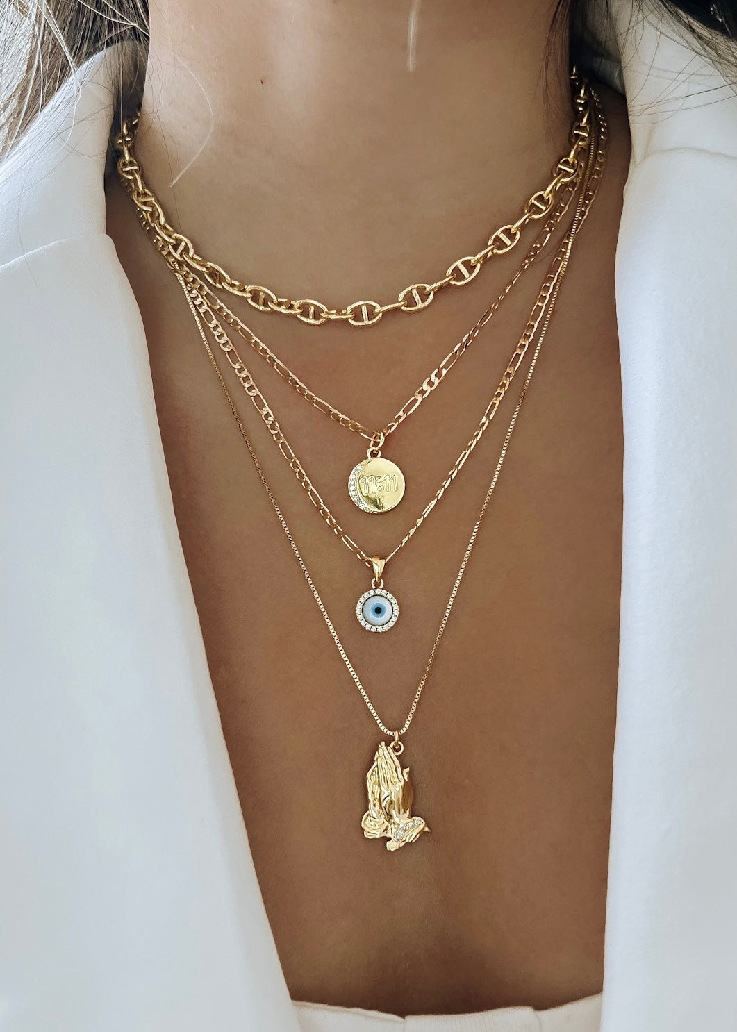 1111 Necklace - Gold Filled