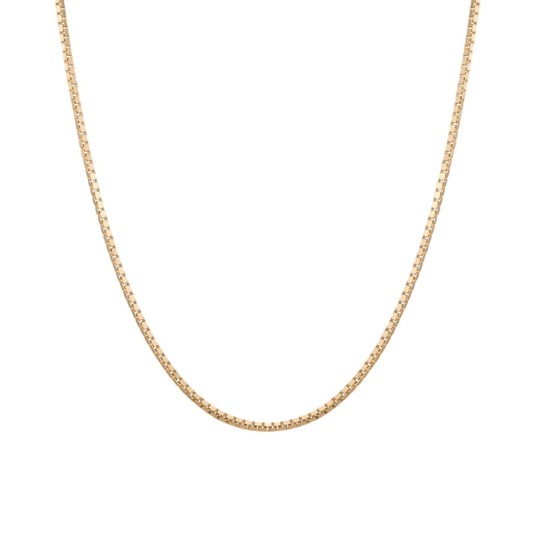 Box Chain Necklace - Gold Filled