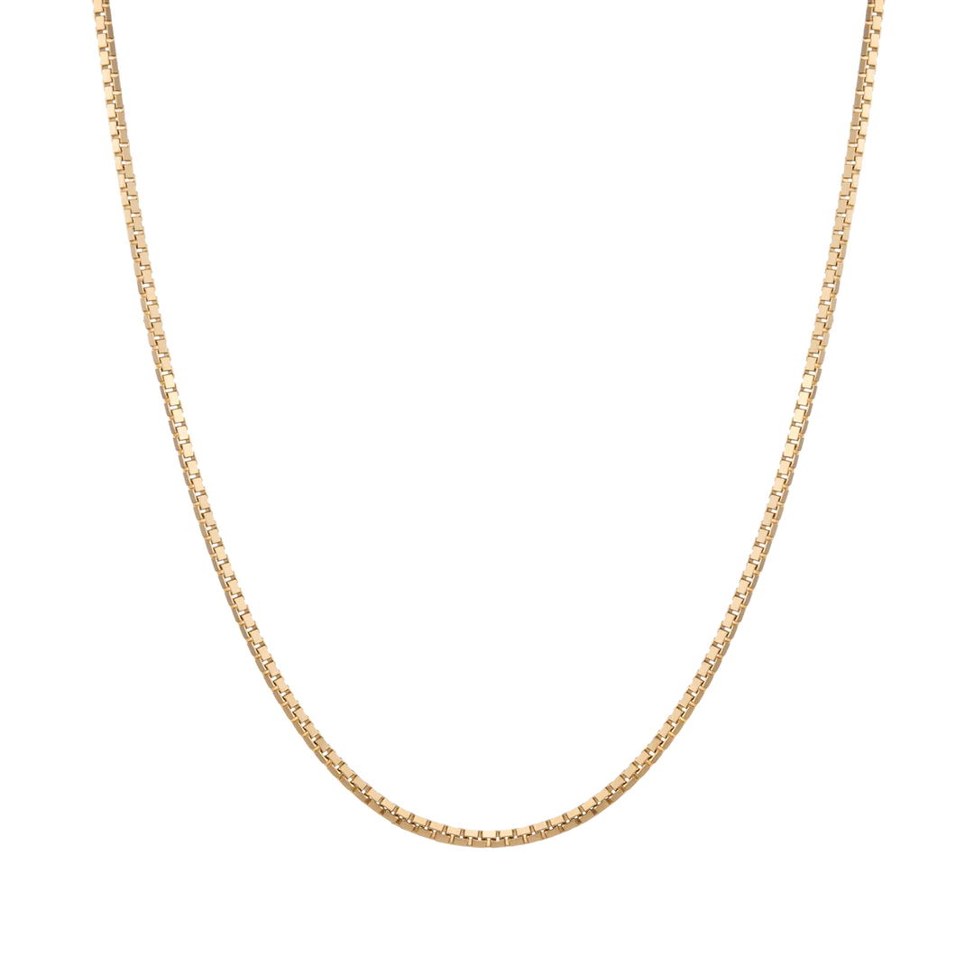 Box Chain Necklace - Gold Filled