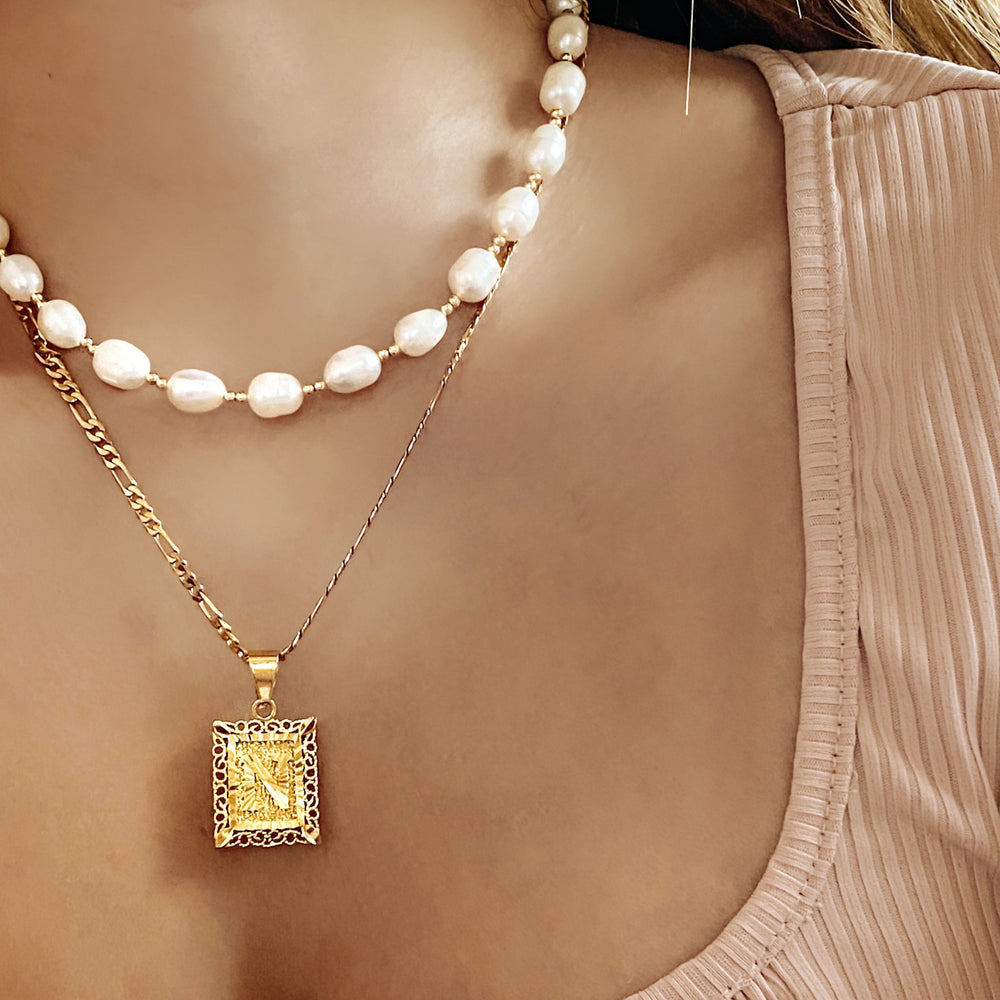 Clara Initial Necklace