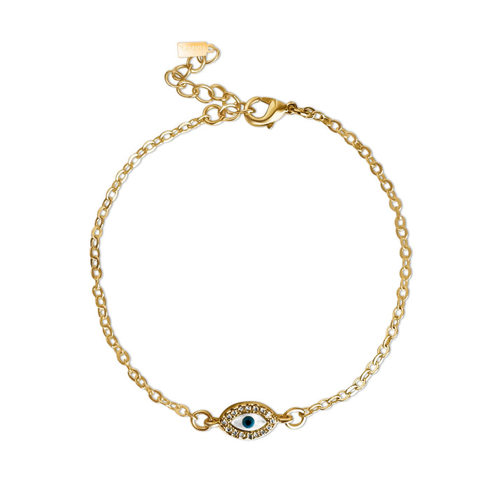 Dainty Evil Eye Bracelet 