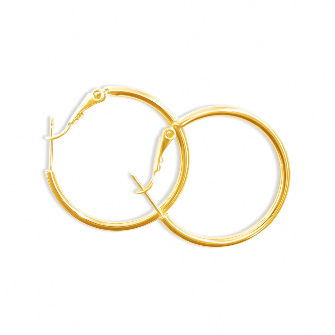 The Elliot Hoops (Small) - Gold Filled