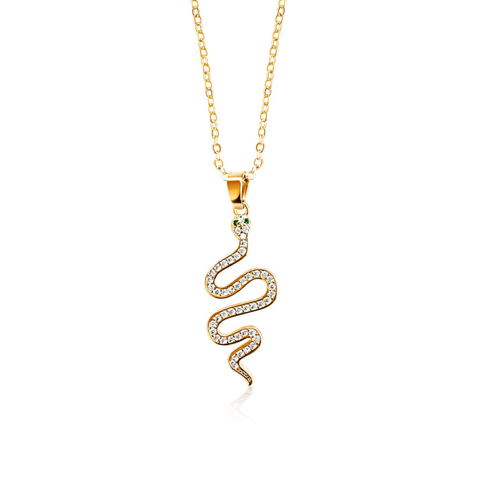 Diamond Snake Necklace