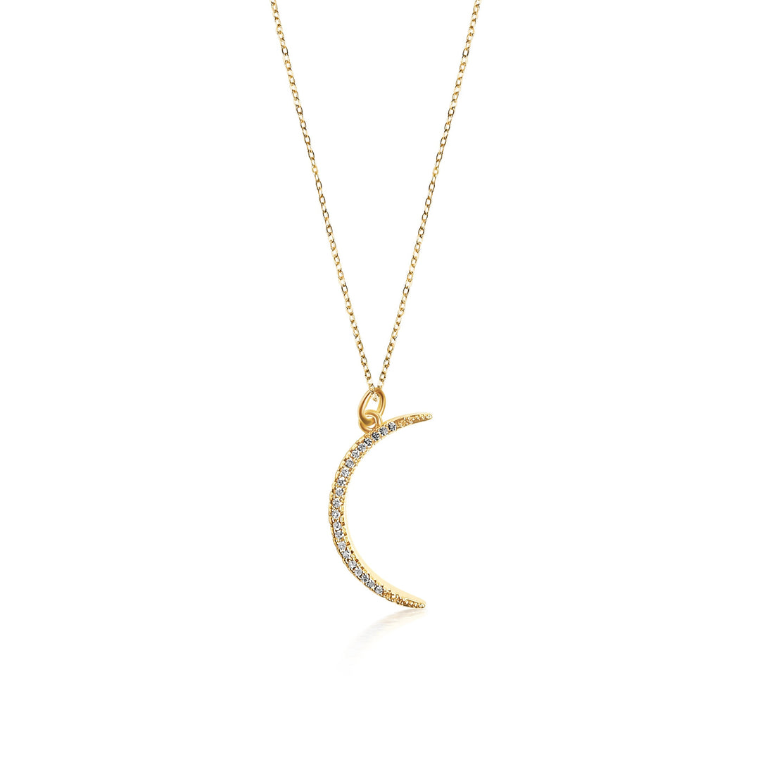 Goddess Moon Necklace - Gold Filled